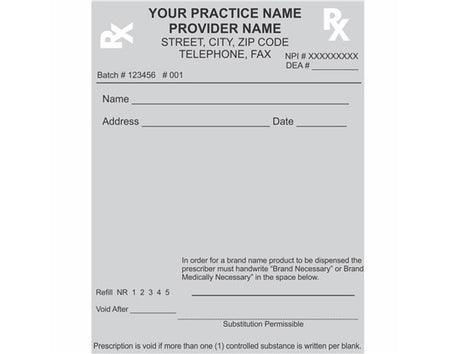 Delaware Prescription Pads