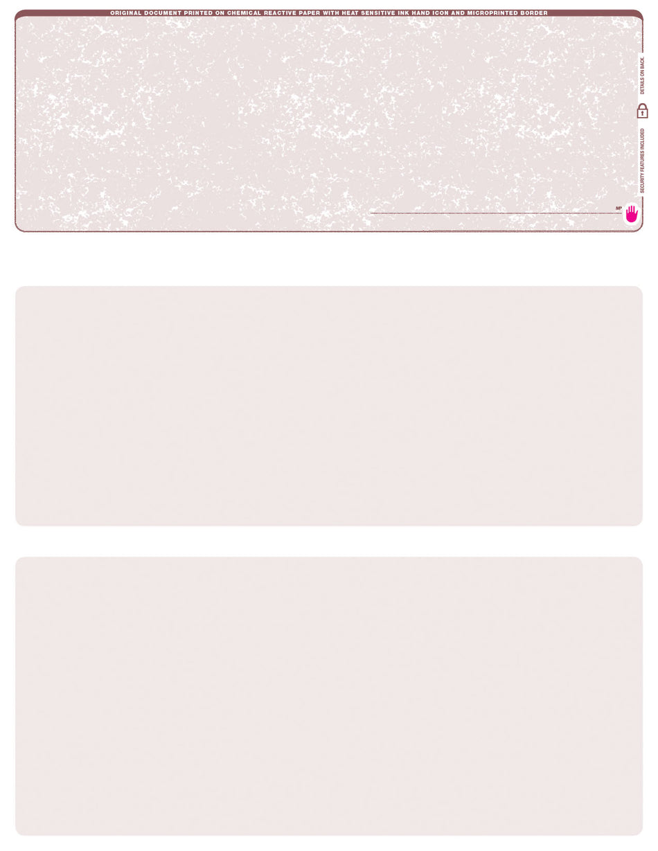 BLANK TOP LASER CHECK – LQAP – BURGANDY SPECKLED