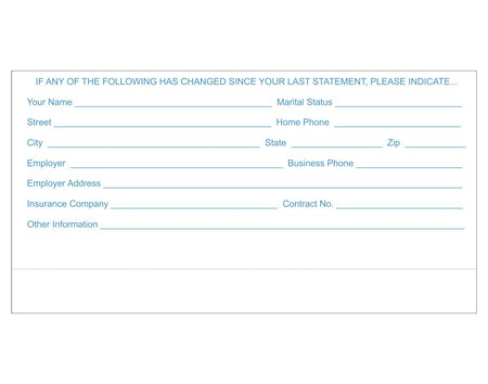 Blank form with fields for personal and contact information on a white background