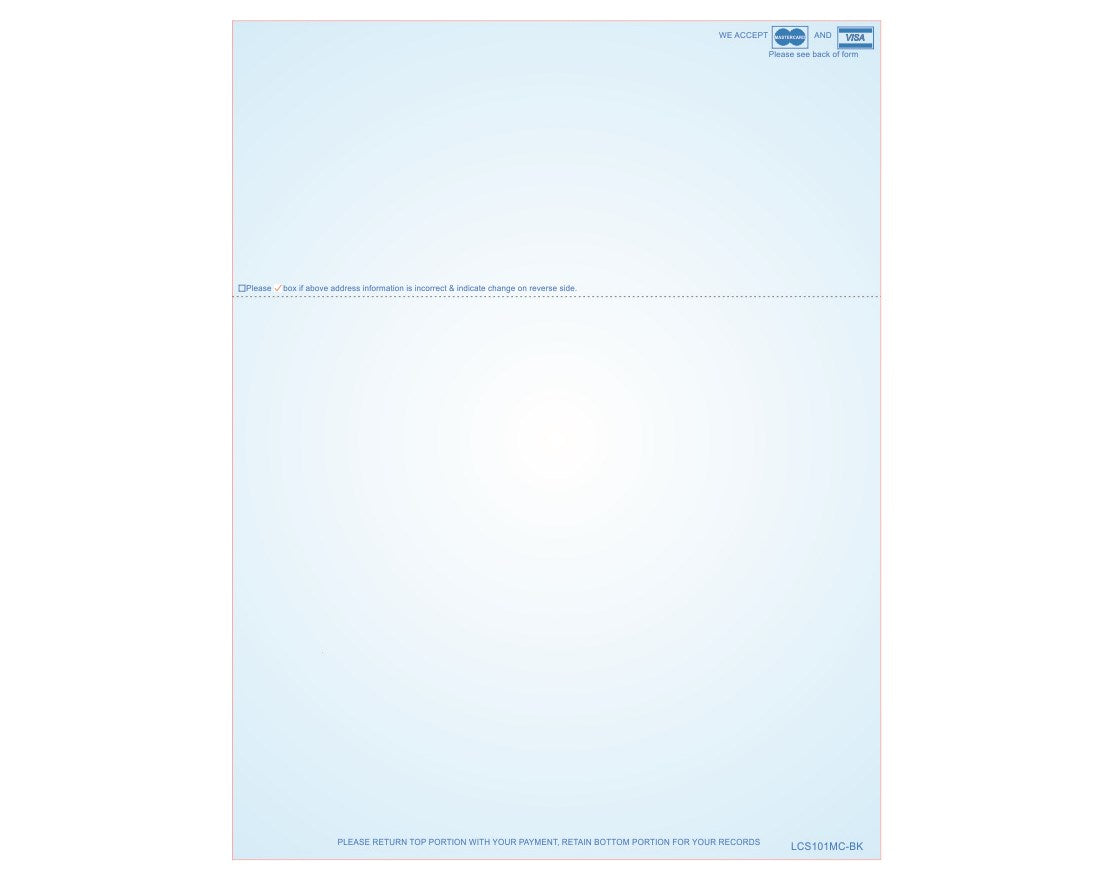 Blue Laser Statement Paper LCS101MC-BK