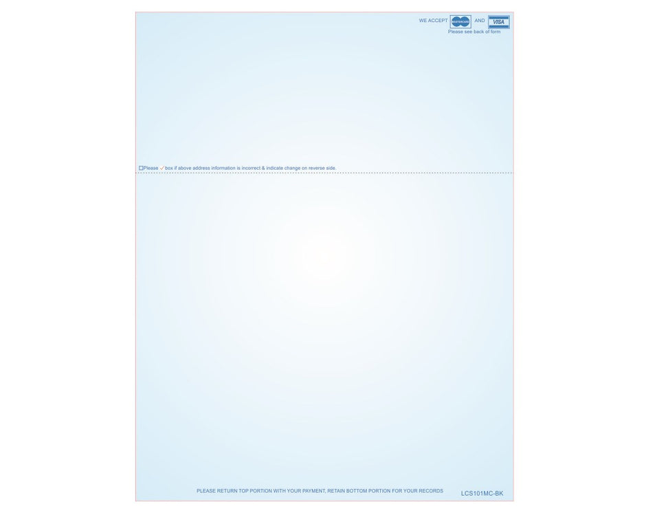Blue Laser Statement Paper LCS101MC-BK