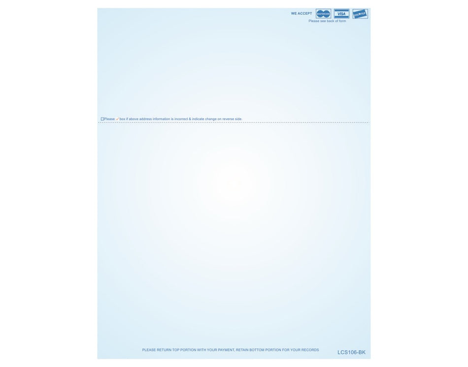 Blue Laser Statement Paper LCS106-BK