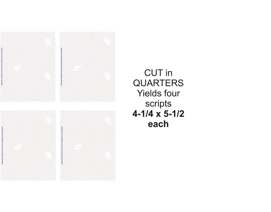 RX503-C4  ~  500 Sheets per Pack