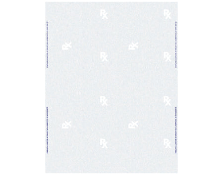 White paper with blue text on a white background