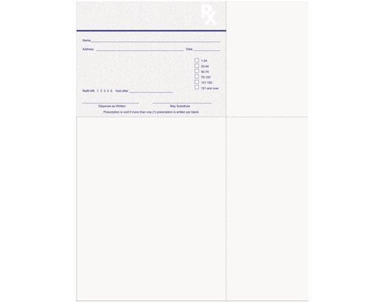 White paper with printed text and checkboxes on a white background