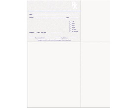 White paper with printed text and checkboxes on a white background