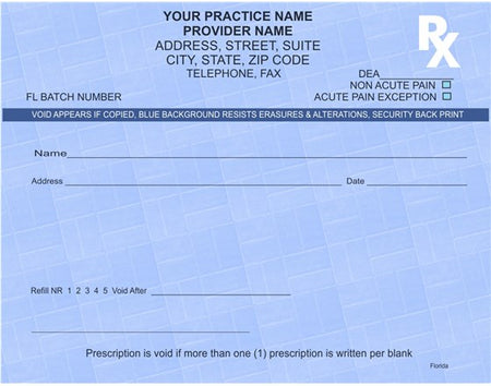 Florida Prescription Pads