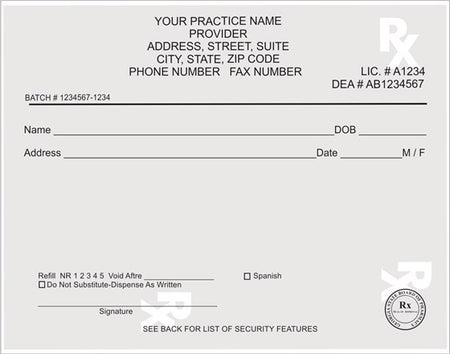 Georgia Prescription Pads