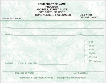 Kentucky Prescription Pads