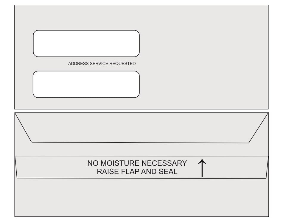 Double Window Statement Envelopes SS9